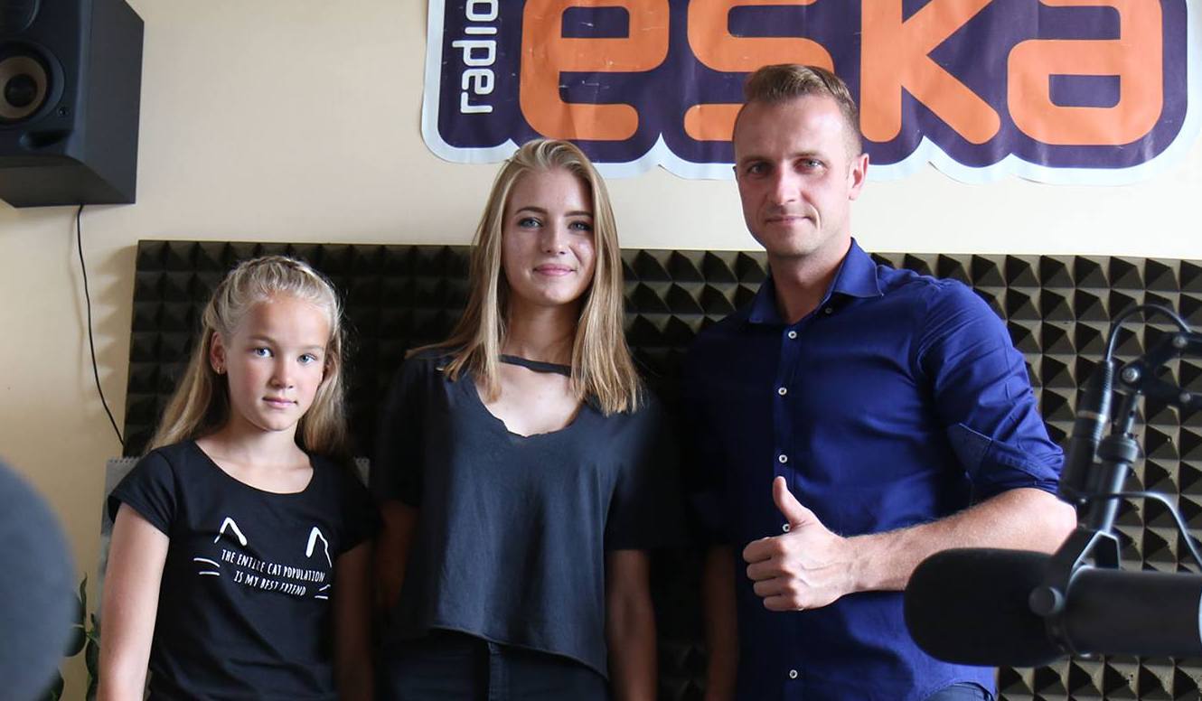 Rolkarki Zwoleń Team Martyna Śmiałkowska i Magdalena Tyszkiewcz wystąpiły w Radiu Eska [ZDJĘCIA]