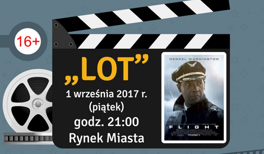 Kino plenerowe na zakończenie wakacji - "Lot" z Denzelem Washingtonem