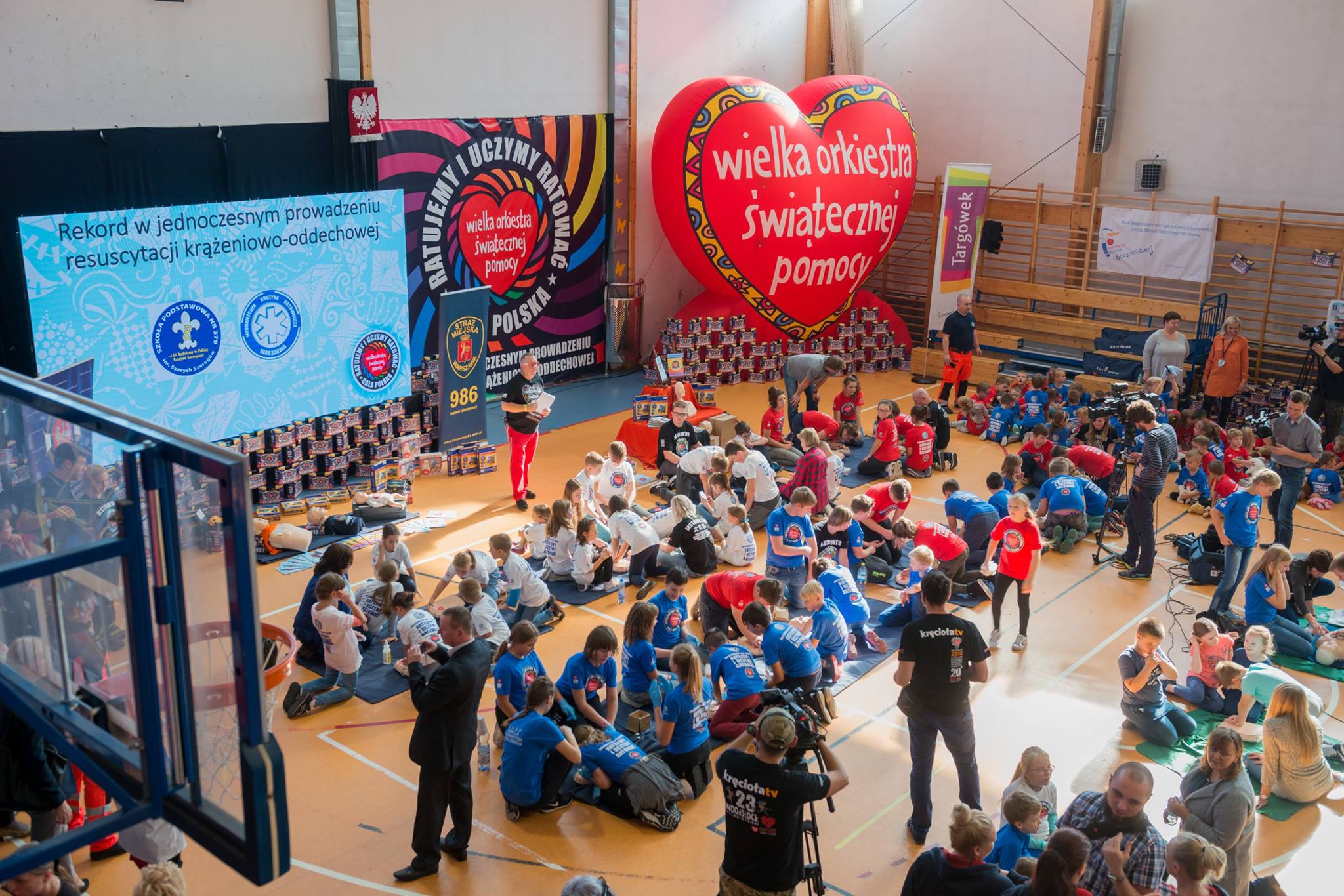 WOŚP zorganizował próbę bicia rekordu [ZDJĘCIA]